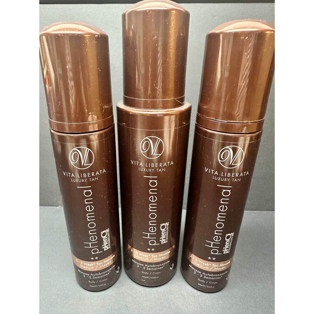 3X Vita Liberata Luxury Tan phenomenal Body Mousse in Medium see description
